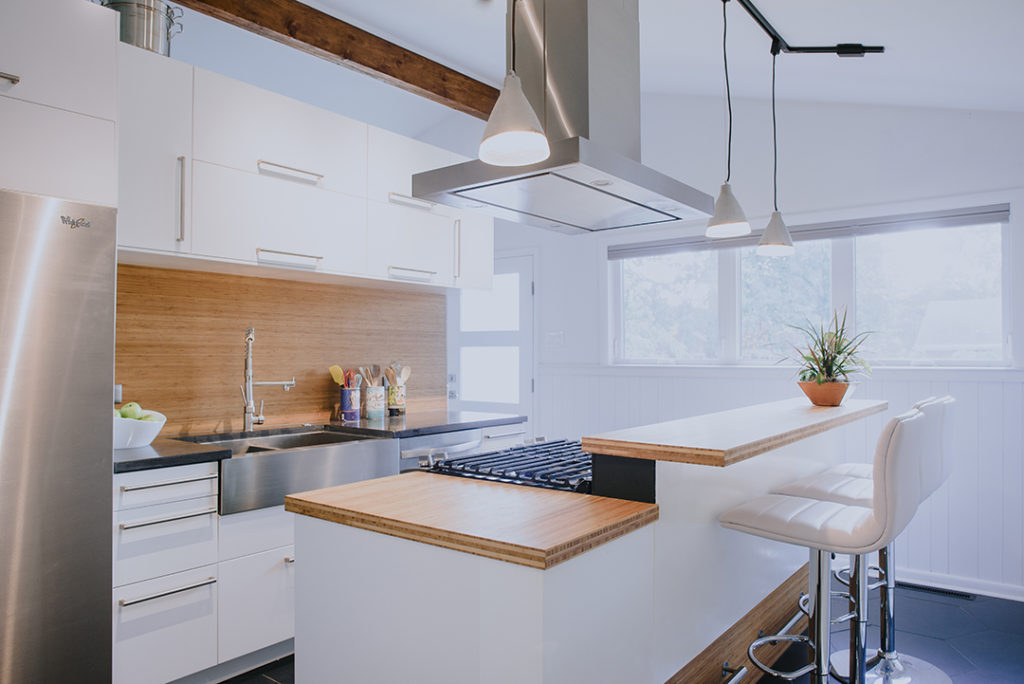 Shiplap Kitchen Backsplash