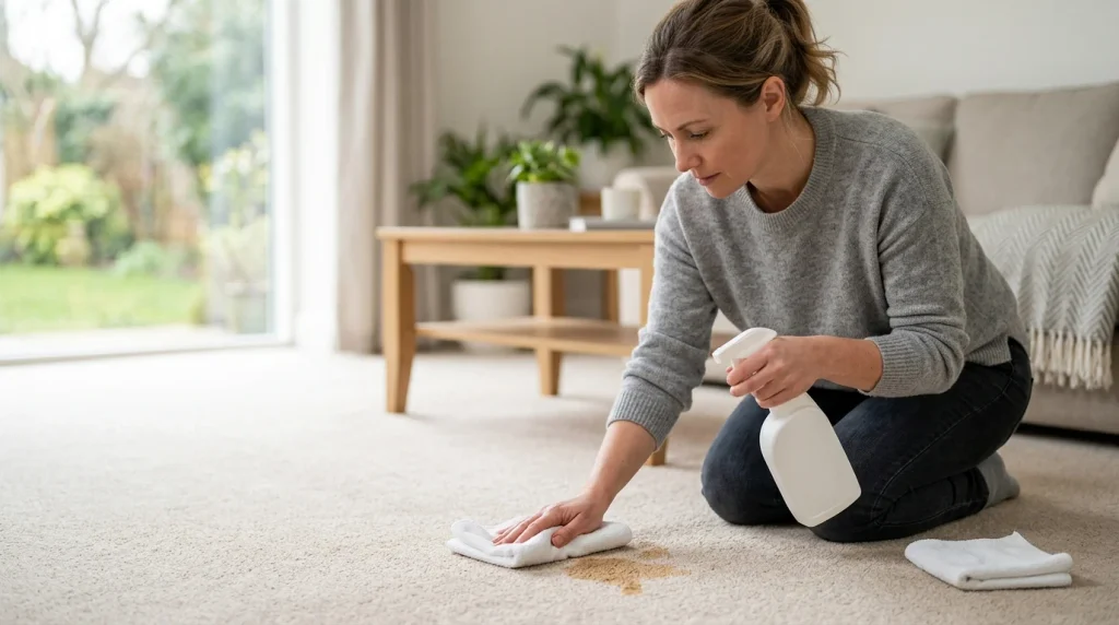 7 Steps for Removing a Carpet Stain Safely